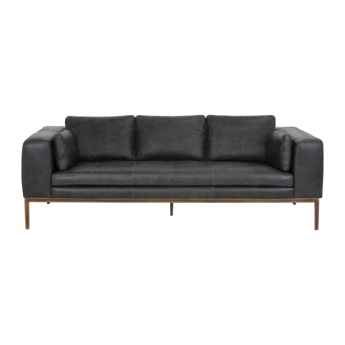 Burr Leather Sofa