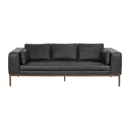 Burr Leather Sofa