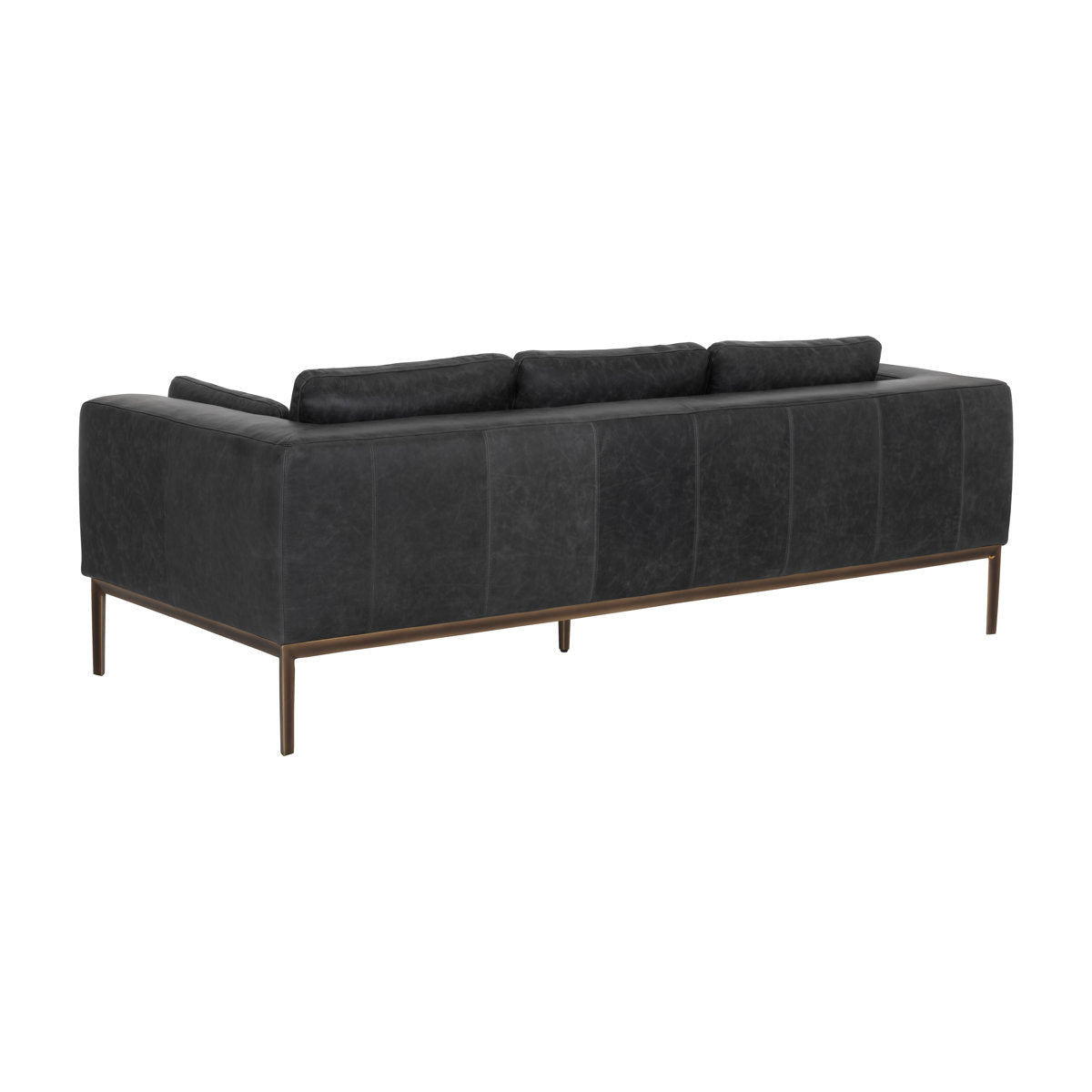 Burr Leather Sofa