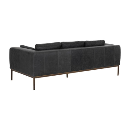 Burr Leather Sofa