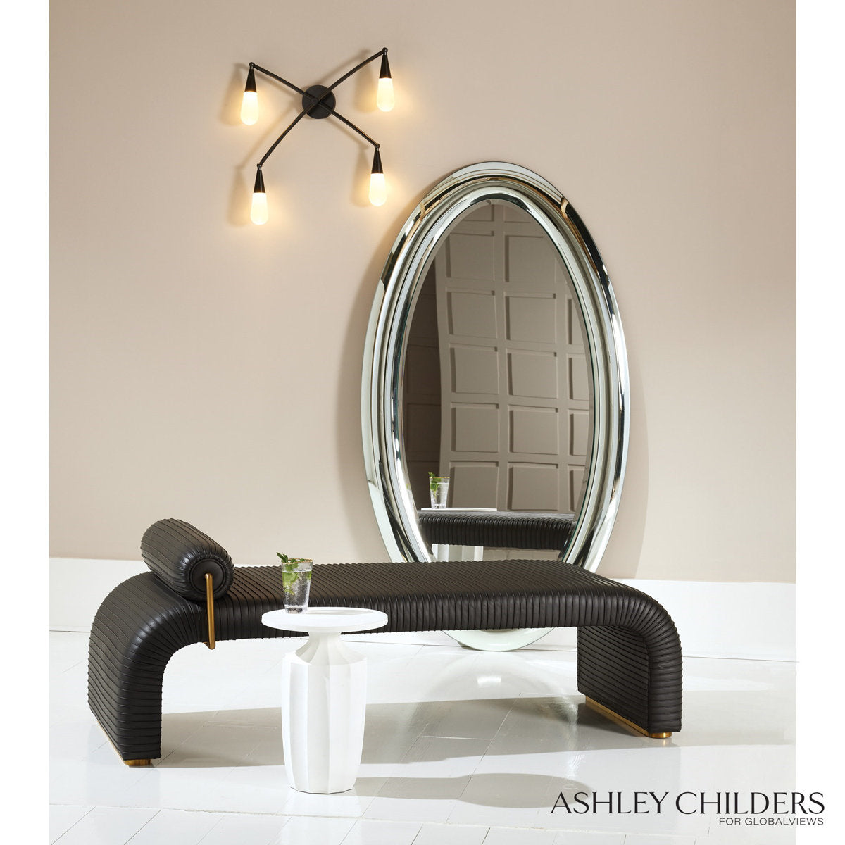 Cade Daybed-Graphite Leather