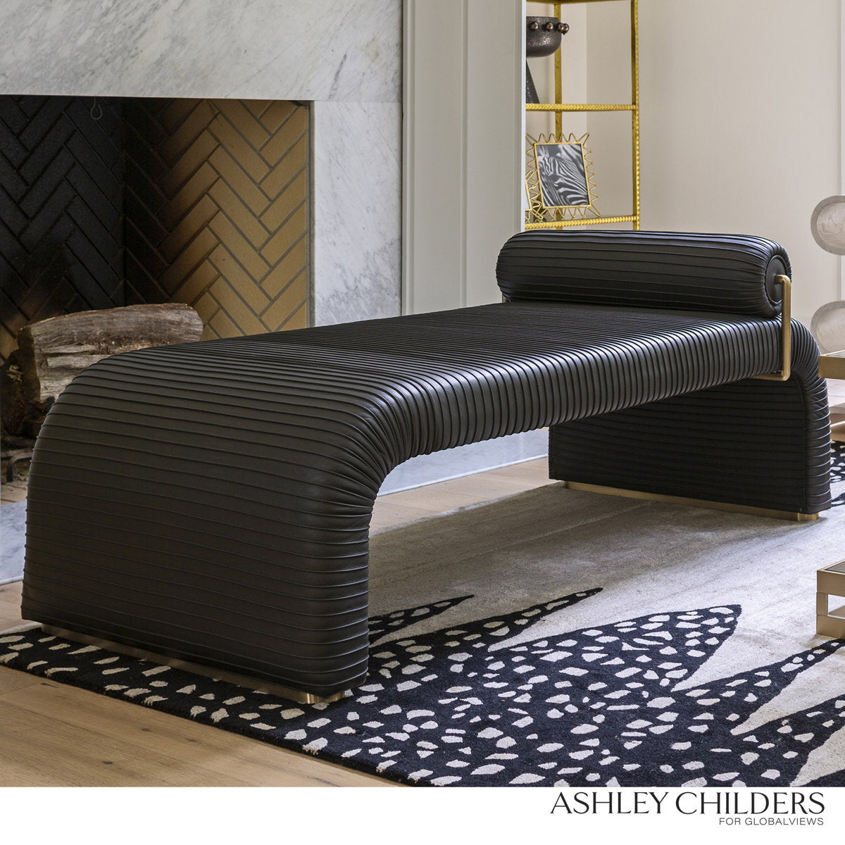 Cade Daybed-Graphite Leather