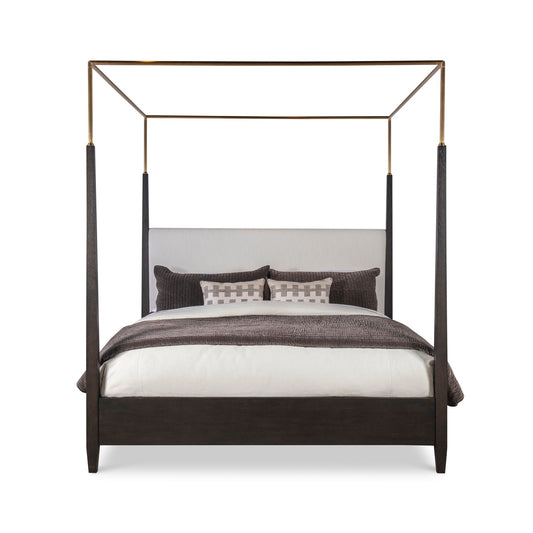 Cadence Linen Canopy Bed