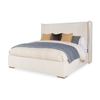 Cadence Upholstered King Wingback Bed
