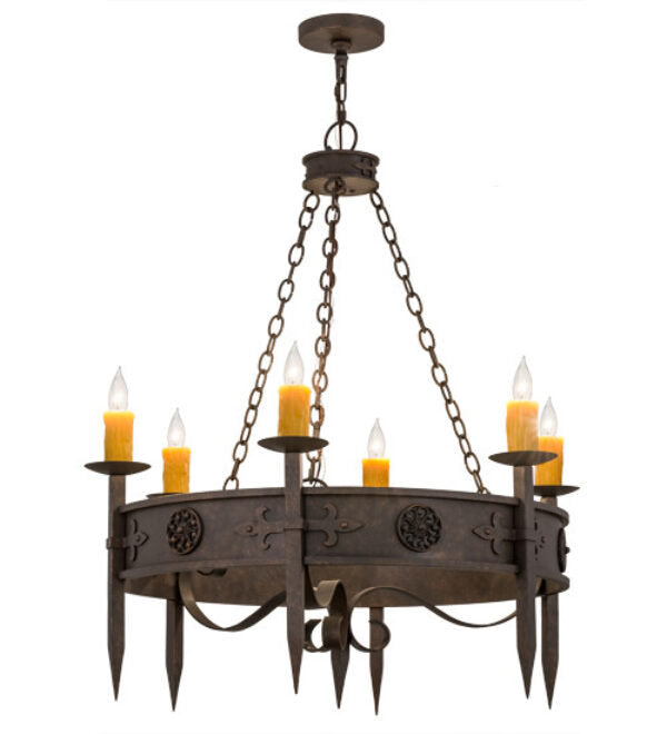 Calandra 6 - Light Chandelier