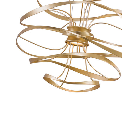 Calligraphy 2 - Light Unique Geometric LED Chandelier