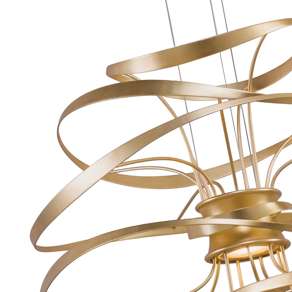 Calligraphy 2 - Light Unique Geometric LED Chandelier