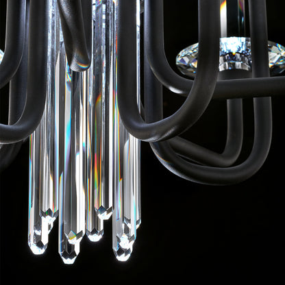 Calliope 12 Light Crystal LED Chandelier