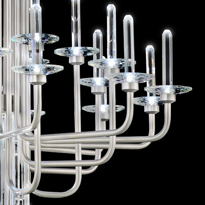 Calliope 24 Light Crystal LED Chandelier