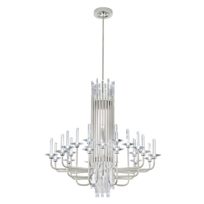Calliope 24 Light Crystal LED Chandelier