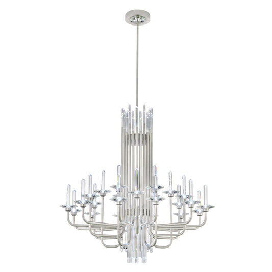 Calliope 24 Light Crystal LED Chandelier