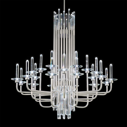 Calliope 24 Light Crystal LED Chandelier
