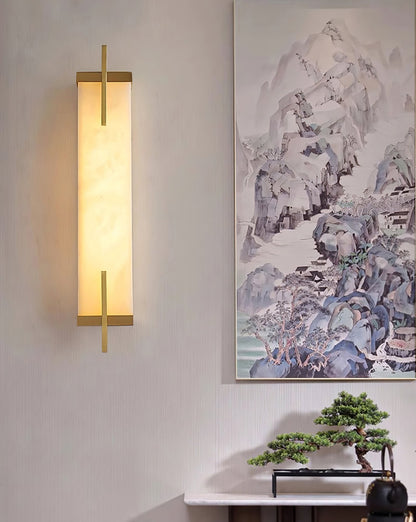 Calliope Alabaster Wall Sconce