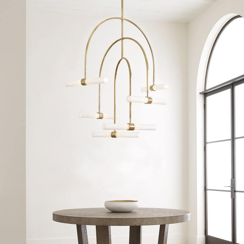 Calumn 6 - Light LED Chandelier