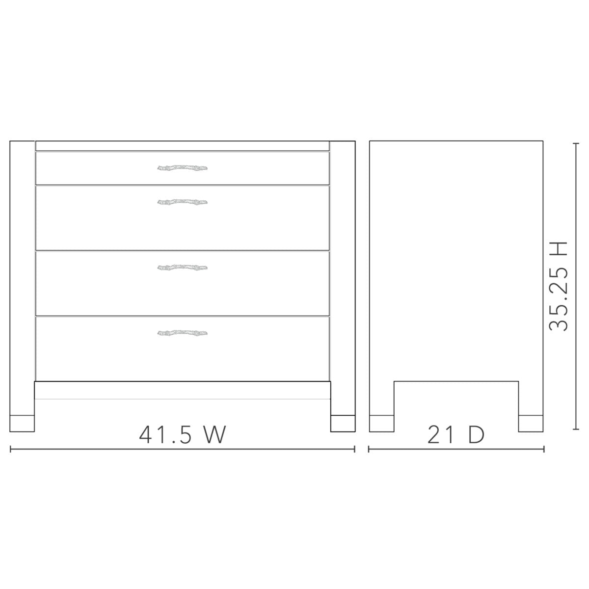 Camden Large 4-Drawer