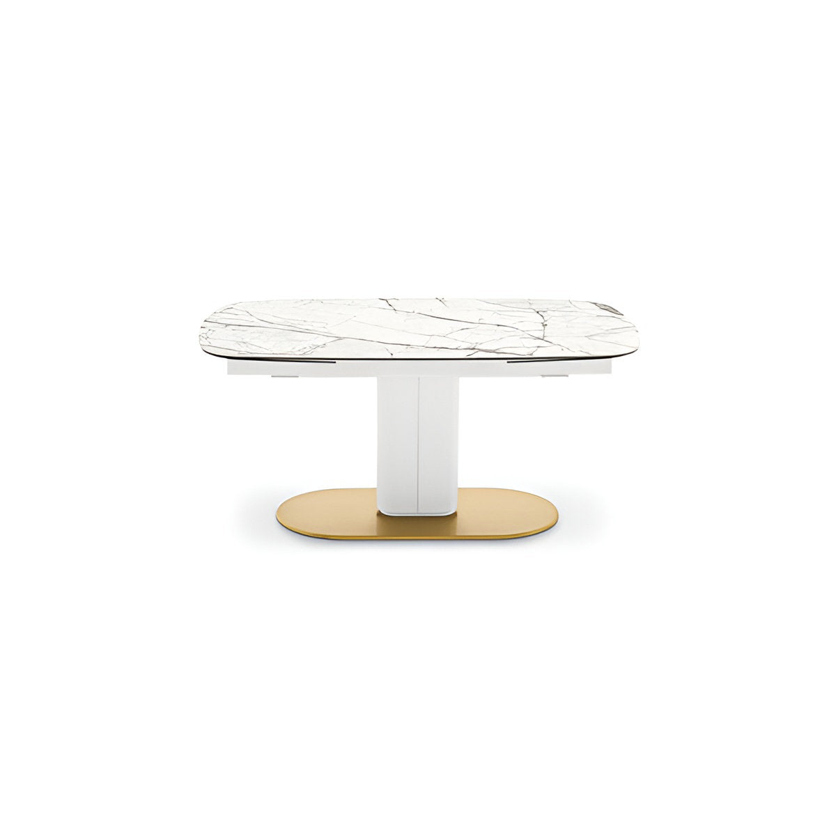 Cameo Elliptical Top Extendable Table