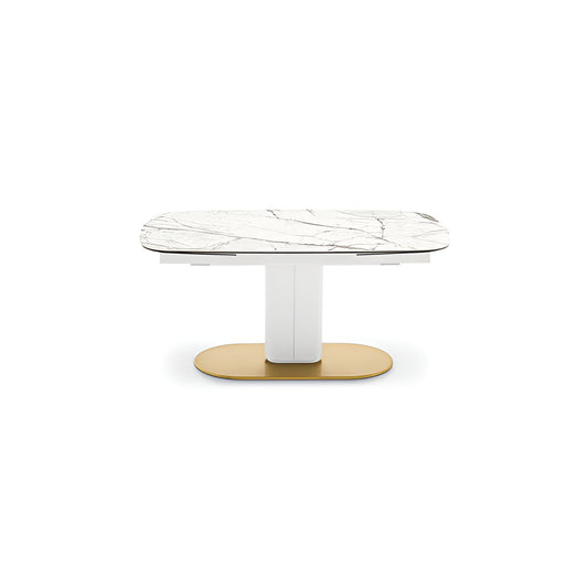 Cameo Elliptical Top Extendable Table