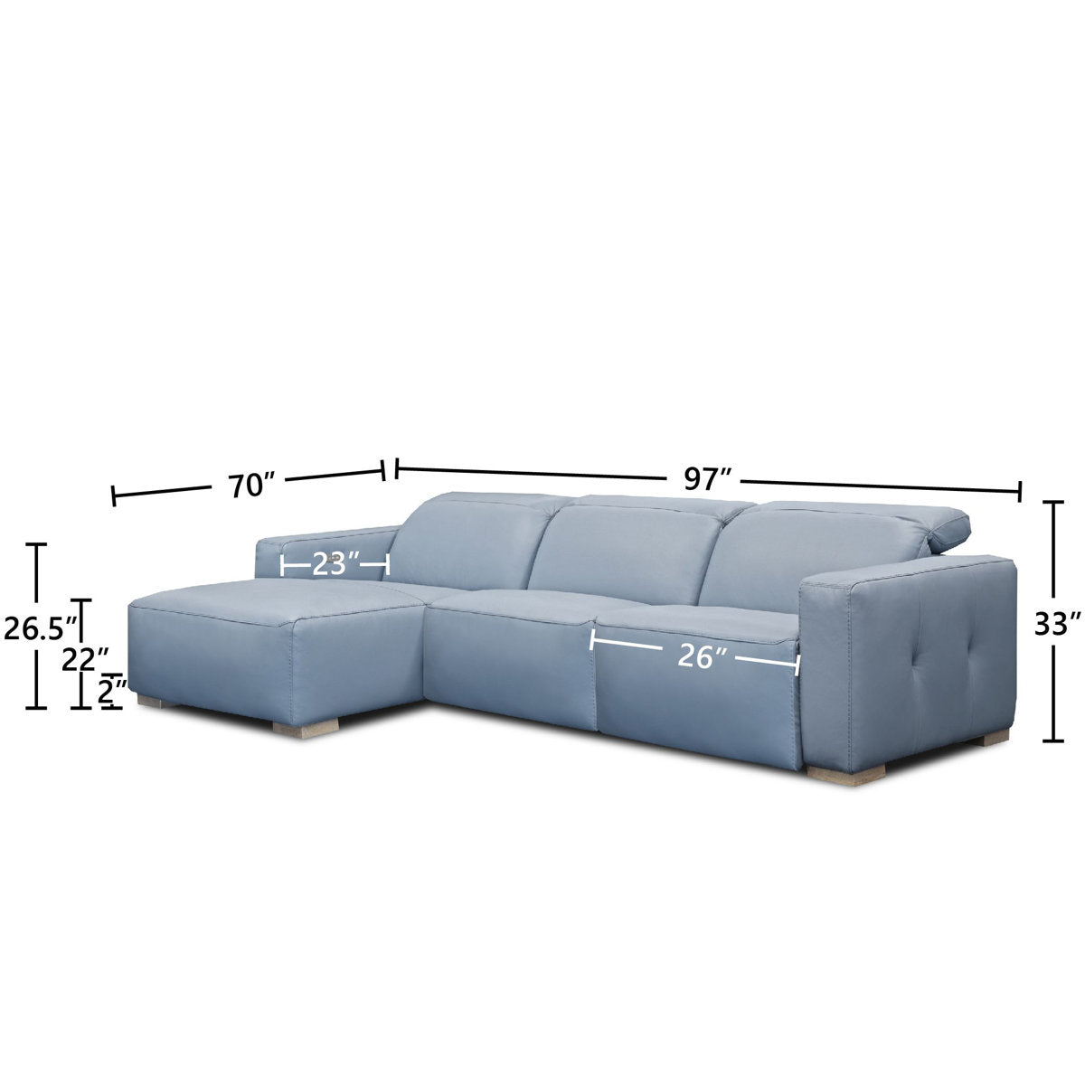 Capri Chaise Sectional