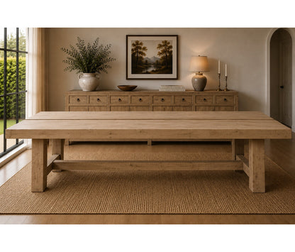 Capri Pine Wood Dining Table