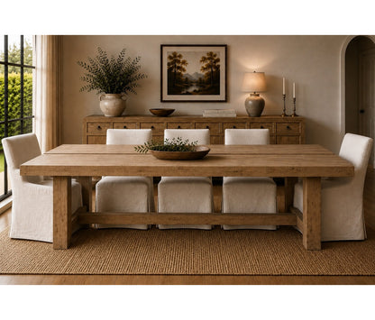 Capri Pine Wood Dining Table