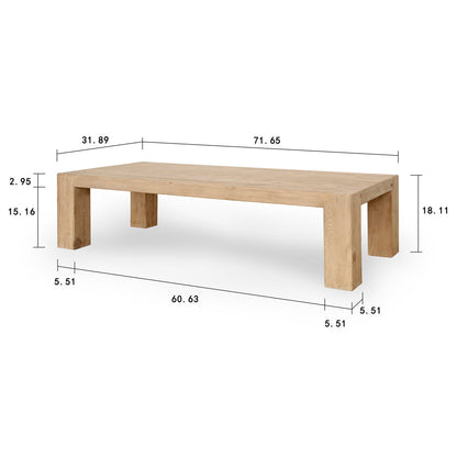 Capri Solid Wood Coffee Table
