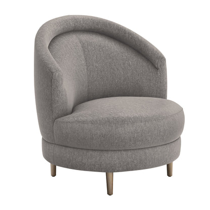 Capri Swivel Barrel Chair Chair with Ottoman