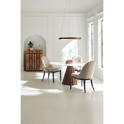 Caracole Classic Round Stone Dining Table