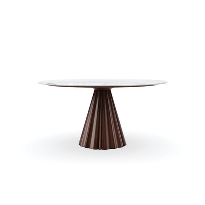 Caracole Classic Round Stone Dining Table