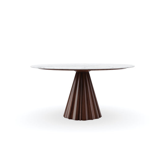 Caracole Classic Round Stone Dining Table