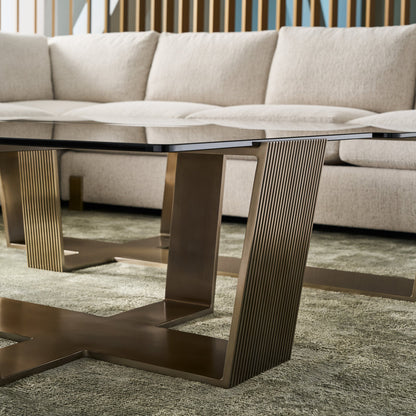 Caracole Glass Cocktail Table