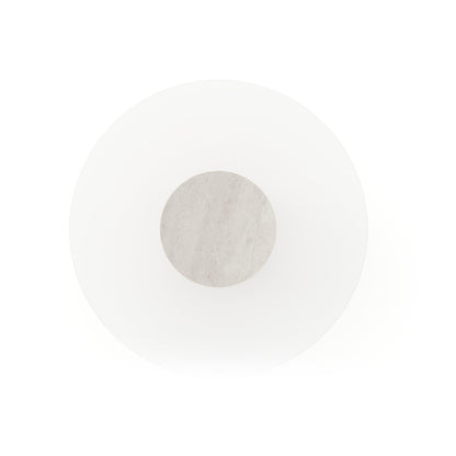 Caracole Round Stone Dining Table