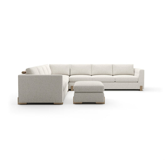 Caracole Sectional with Ottoman