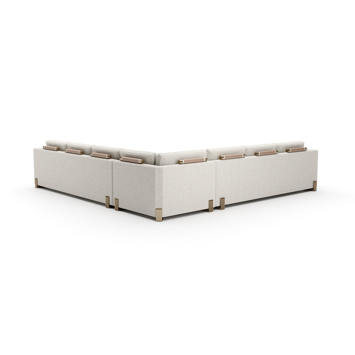 Caracole Sectional with Ottoman