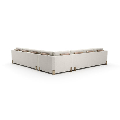 Caracole Sectional with Ottoman