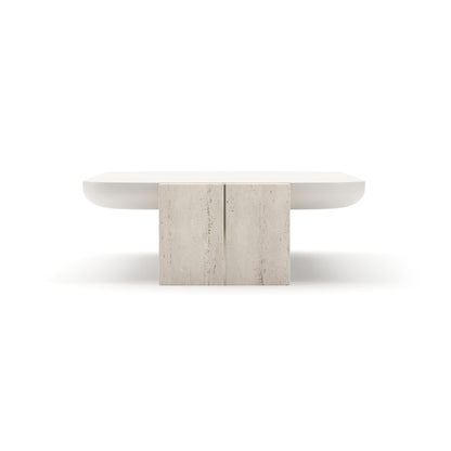 Caracole Stone Cocktail Table