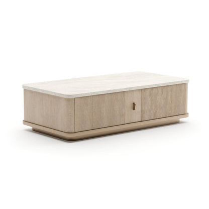 Caracole Stone Cocktail Table