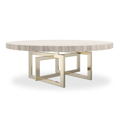 Caracole Stone Cocktail Table