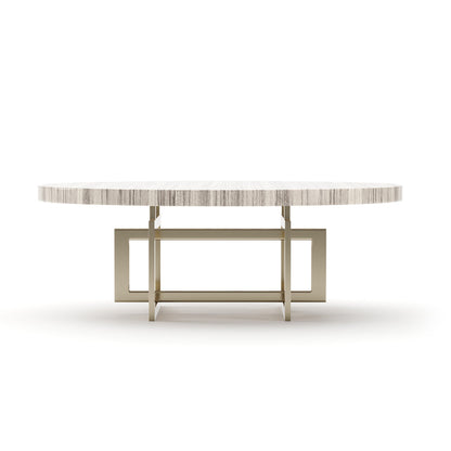 Caracole Stone Cocktail Table