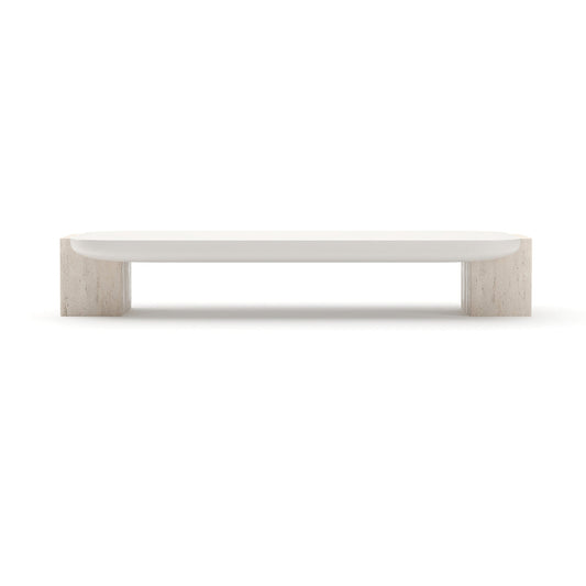 Caracole Stone Cocktail Table