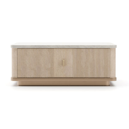 Caracole Stone Cocktail Table