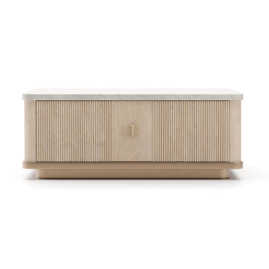Caracole Stone Cocktail Table