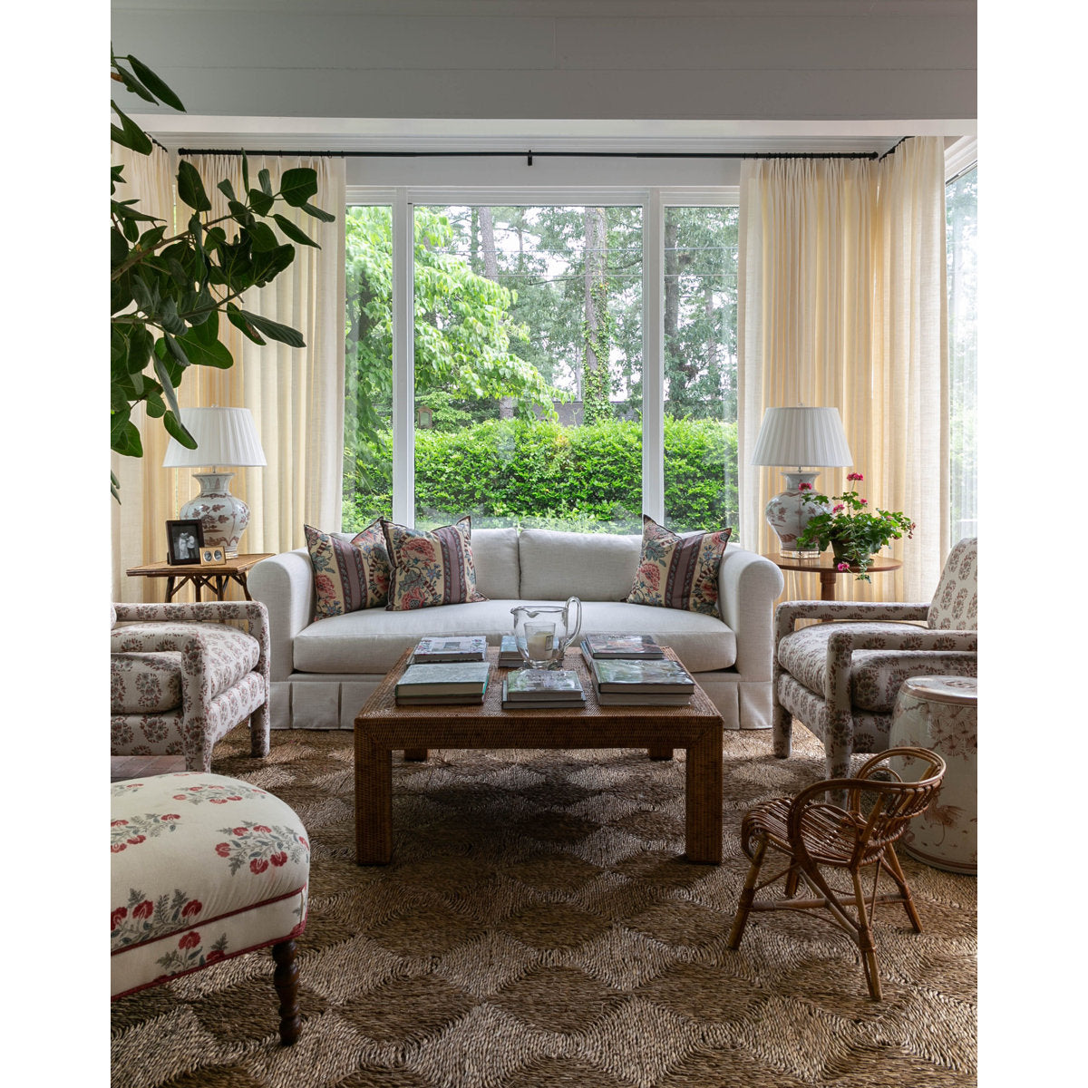 Carley Summers X River & Bord: The Max Sofa With Pleated Skirt