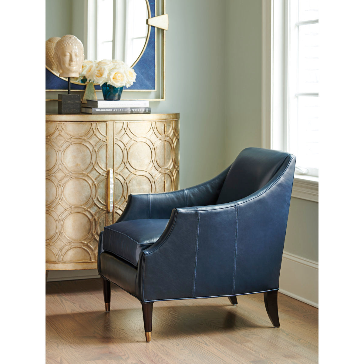 Carlyle Kerney Leather Chair