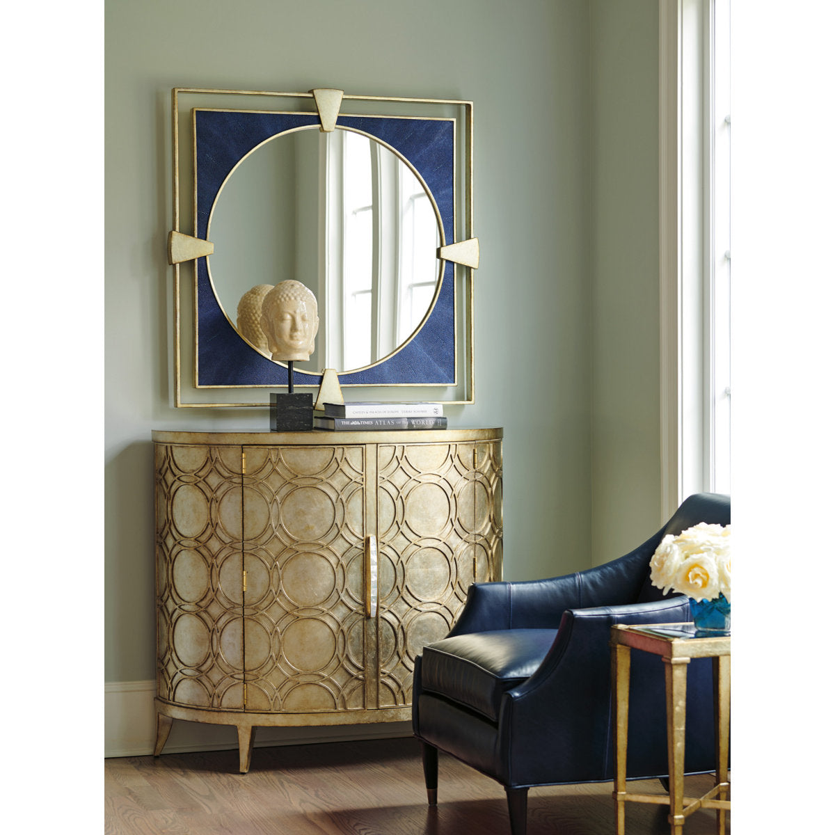 Carlyle Kerney Leather Chair