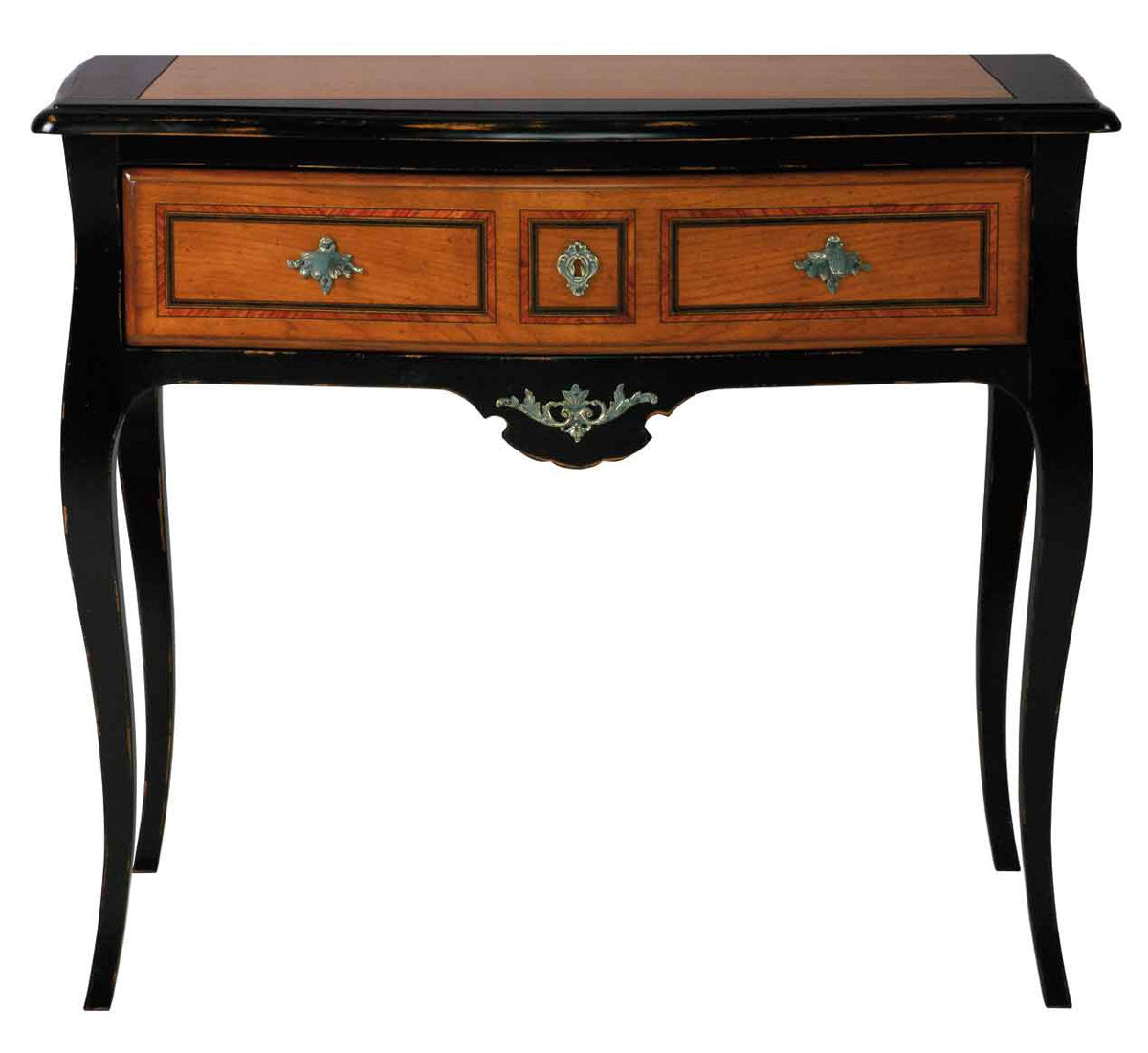 Carnavalet 38.6'' W Solid Wood Console Table