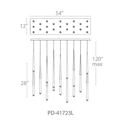Cascade 23 - Light Chandelier