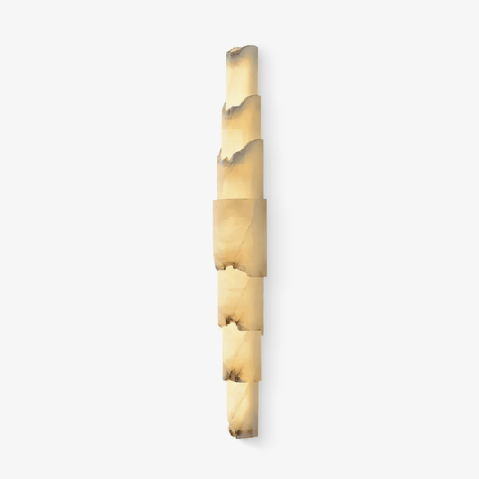 Cascading Alabaster Wall Sconce