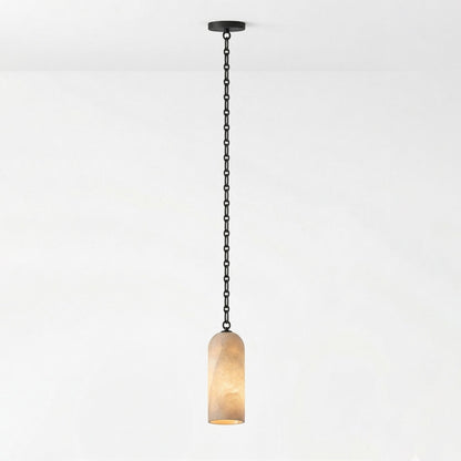 Cascading Chain Capsule Chandelier