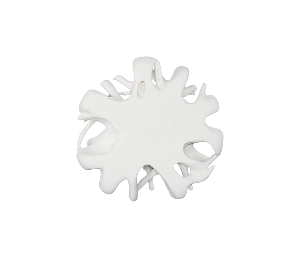 Cast Coffee Table Round, White Stone
