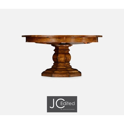 Casually Country Round Solid Wood Dining Table